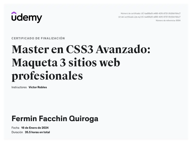 Imagen de Máster en CSS3 Avanzado